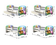 Children's bed 70x140, 80x160