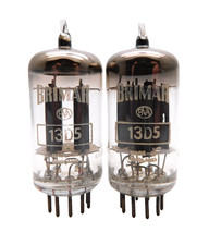 Matched Pair Brimar 13D5 ECC82