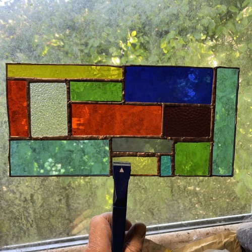 Stained glass panel various - stained,
