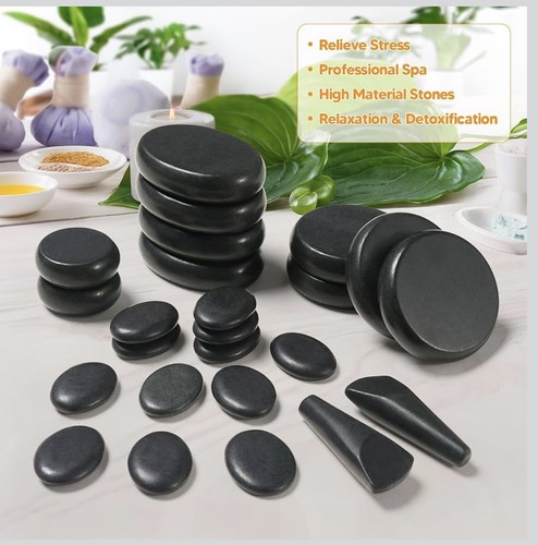 Fachmach 24pcs hot stones - hot,