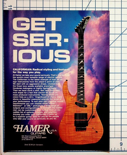 Hamer guitars californian - hamer,