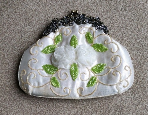 Vintage beaded evening bag - evening,