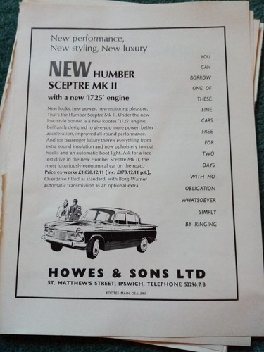 Ephemera 1965 advert - h7-9,
