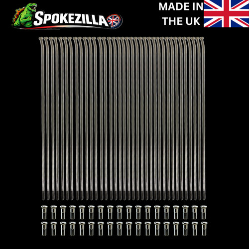 Stainless steel spoke - set, for