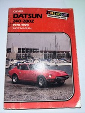 Clymer Shop Manual Datsun 240