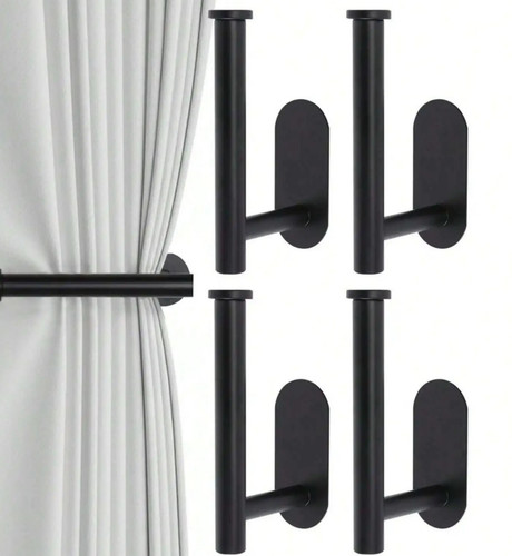 Adhesive curtain holdbacks - curtain,