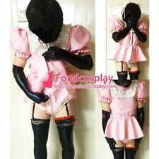 Sissy maid pvc dress lockable Uniform cosplay costume Tailor-made