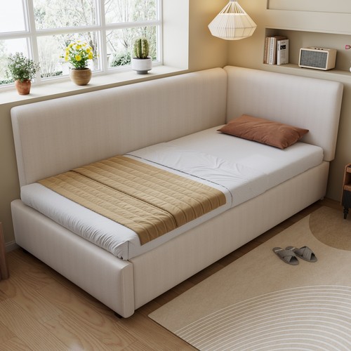 3ft single daybed beige - 3ft,