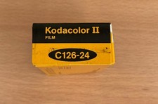 Vintage Kodak Kodacolor II Color Negative Film C126-24 Unopened Box, exp 04/1984
