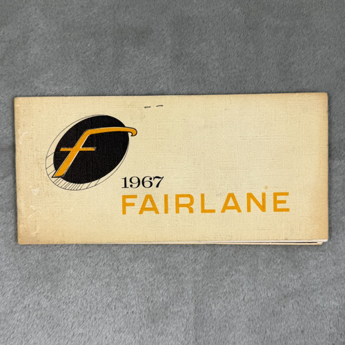 Ford fairlane owners - fairlane, manual