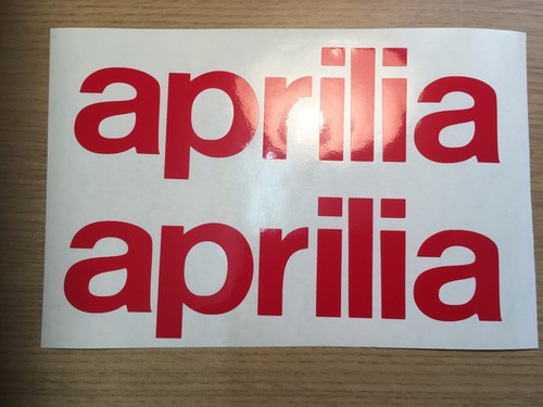 Aprilia text graphics vinyl - graphics,