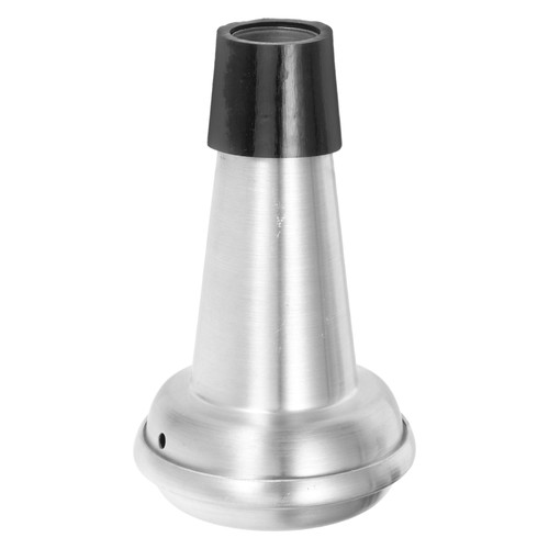 Silver metal trumpet practice - metal,