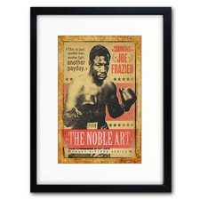 Vintage Boxing sport promotional fight Poster Print  Joe Frazier