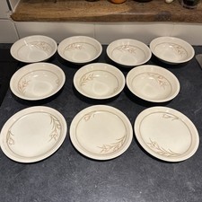 Biltons Vintage Spring Bouquet Crocus 7 Cereal Bowls And 3 Side Plates