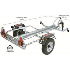 New FLATPACK Erde PM310 Single Motorcycle Motorbike Bike Trailer - 300KG MGW✅