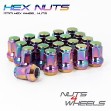 20 x Neo Chrome Wheel Nuts
