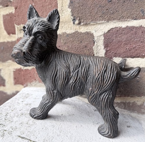 Cast iron vintage scottie - iron,