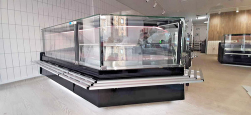 Serve over counter corner - counter,