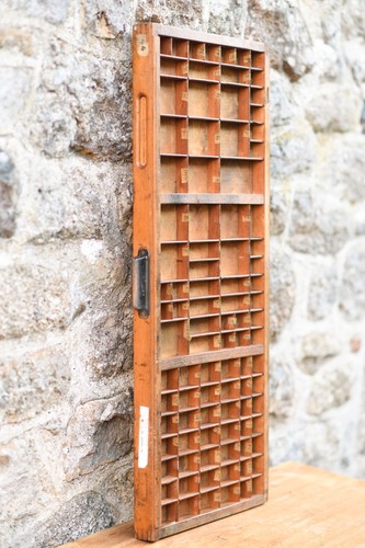 Wooden vintage letterpress - wooden,