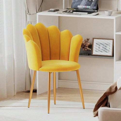 Yellow velvet tub - velvet, gold