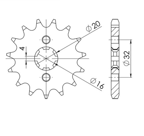428 teeth step sprocket for - 428,