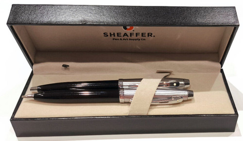 Sheaffer black lacquer - , brushed