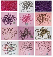 Double Loop Split Ring Key Rings Keyring Craft Findings Hoop  Vary Size & Colour