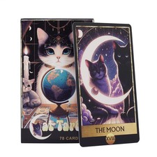 Cat Tarot Cards Fortune Telling Tarot Deck Board Game Cards 78 Pieces Brand New