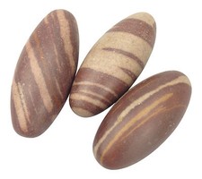 2 x Shiva Lingam Sacred Stone for Vitality, Energy, Health and Fertility Aid