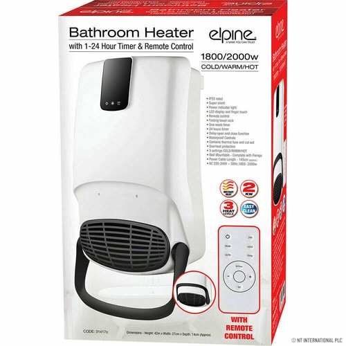 Bathroom fan heater with - bathroom,