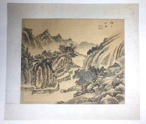 Vintage chinese watercolour - vintage,