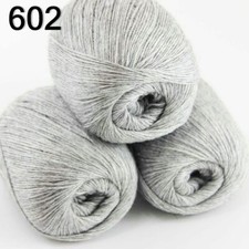 New Sale Soft 3 Skeins x50g Pure Cashmere Blankets Hand DIY Knit Wool Yarn 02