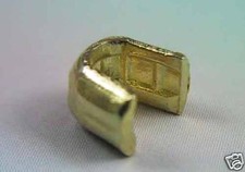 10 BRASS TOP STOP STAPLES FOR