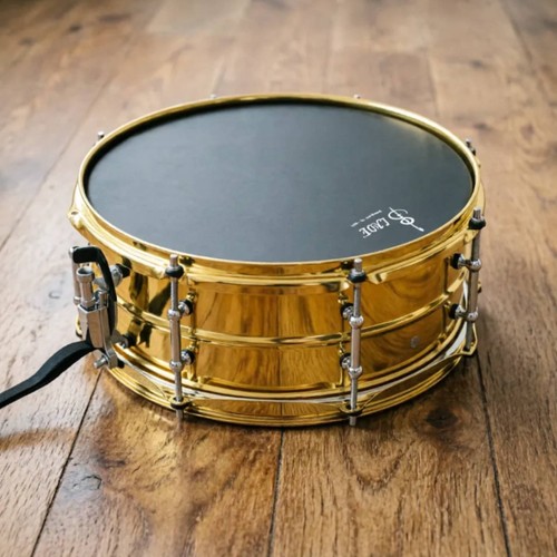 Inch snare drum gold finish - inch,