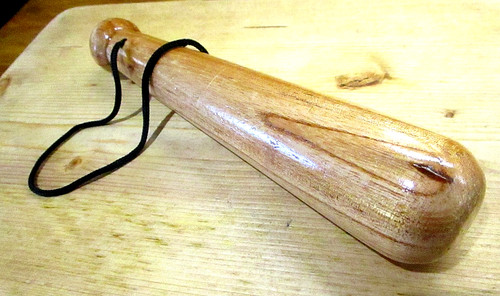 Wooden trout priest - wooden, 18cm