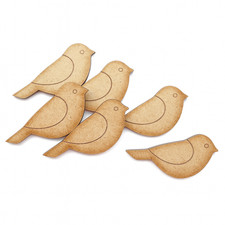 Finch Bird MDF Craft Shapes Animals Decor DIY Wooden Ornaments Blanks