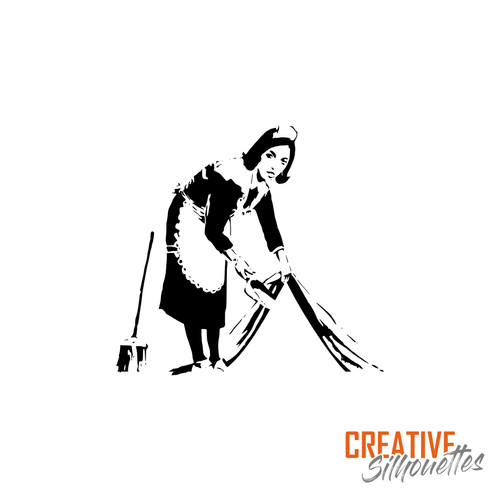 Banksy sweep under the - banksy,