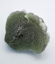 Moldavite Crystal  (frosted) (M1 frosted) 1.8g