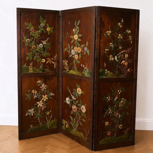 Antique french hand painted - hand,