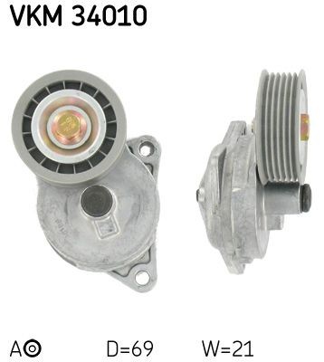Ribbed belt tensioner skf - v-ribbed,