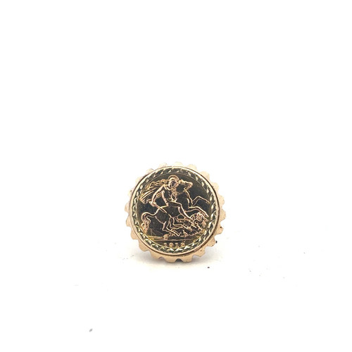 9ct yellow gold 1918 - , half