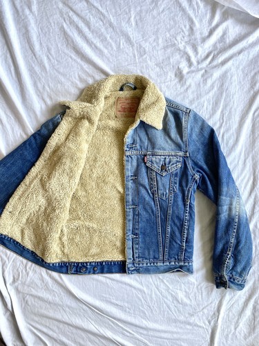 Levi sherpa trucker - trucker, denim