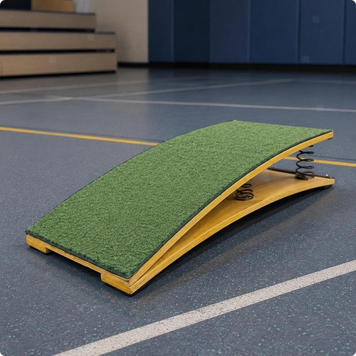 Curved spring board reinforced - spring,