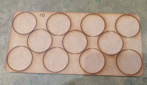 Mdf circles in - mdf, 4