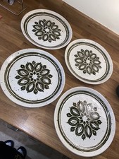 4x Retro Dinner Plates by Biltons Tableware