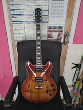 Firefly 338 Semi Acoustic Electric Guitar used unmarked Iron Gear pups.