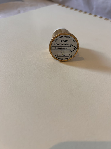 Bird wattmeter element - bird, 25watts