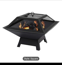 FIRE PIT BBQ GRILL HEATER