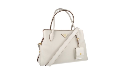 Prada leather double bag - prada,