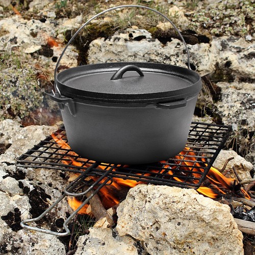 Cast iron potjie - cast, pot